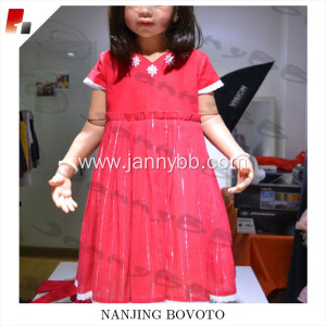 Wholesale latest designs red christmas dress